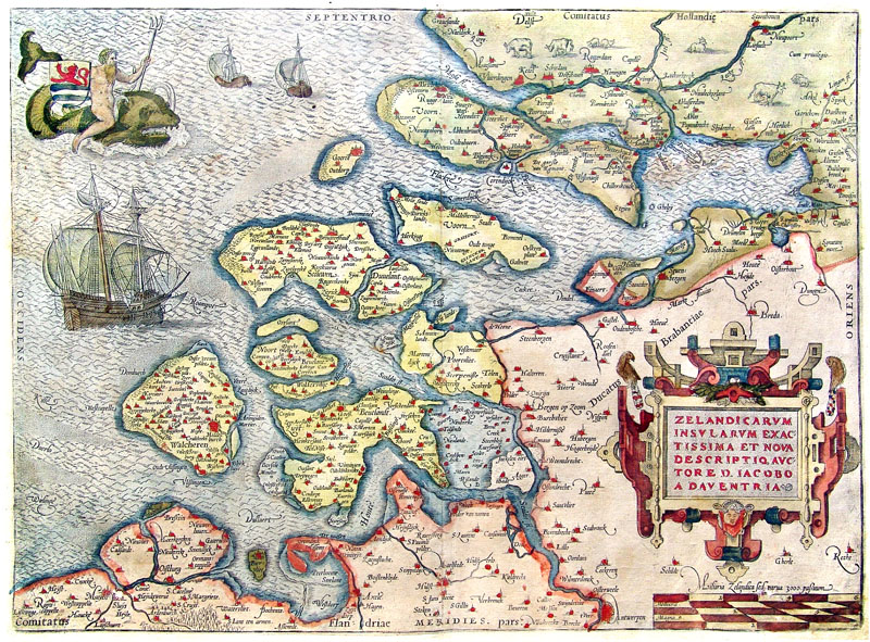 Zeeland Zelandicarum 1580 van Deventer